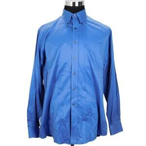 Kirkland Signature Cotton Long Sleeve Button Shirt Mens 17-35